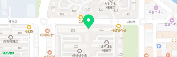 광진선수촌아파트 103동앞 어린이놀이터 지도 이미지