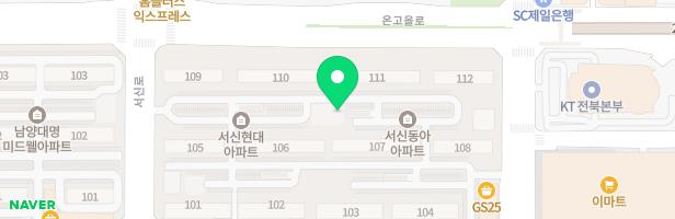 동아1차아파트 어린이놀이터 111동앞 지도 이미지