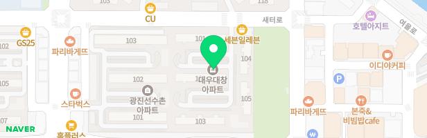 대우대창아파트 어린이놀이터 지도 이미지