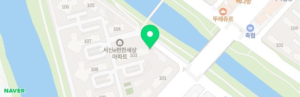 서신e-편한세상아파트 관리동옆어린이놀이터 지도 이미지