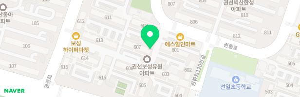 유원보성아파트 609동 놀이터 지도 이미지
