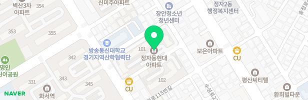 정자현대아파트놀이터 지도 이미지