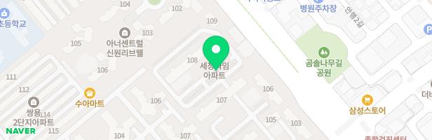 세창짜임아파트 103동앞 어린이놀이터 지도 이미지