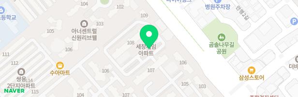 세창짜임아파트 106동앞 어린이놀이터 지도 이미지
