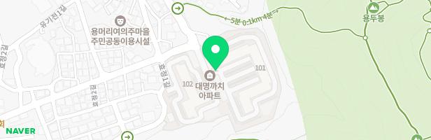 대명까치맨션아파트 102동앞 어린이놀이터 지도 이미지