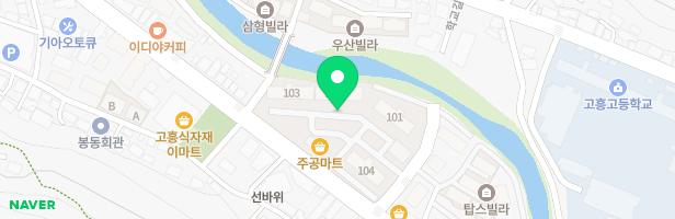 고흥 남계주공 아파트 놀이시설 지도 이미지