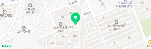 효자대림아파트 109동앞 어린이놀이터 지도 이미지