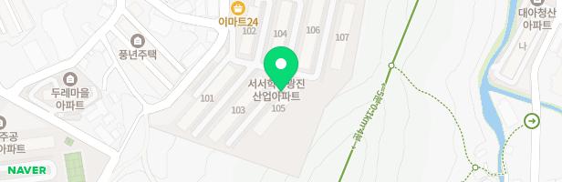 서서학동광진산업아파트 어린이놀이터 지도 이미지