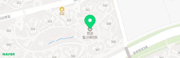 김포한강 자연앤 힐스테이트 아파트 503동앞놀이터2 지도 이미지