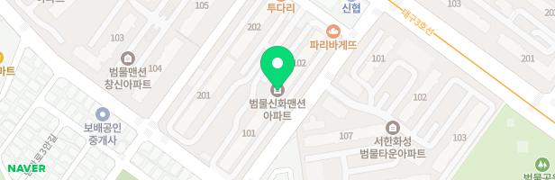 범물에덴타운내 어린이놀이터 지도 이미지