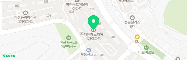 대원레스피아1차 204동 놀이터 지도 이미지