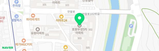 호원5차 우성아파트 어린이놀이시설 지도 이미지