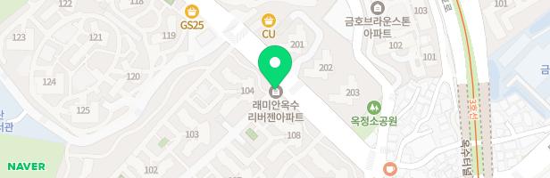 래미안옥수리버젠아파트 어린이놀이터1(104동) 지도 이미지