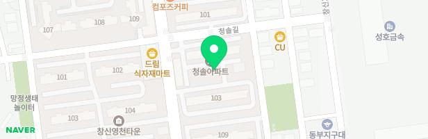 청솔아파트 놀이시설(101동 옆 놀이터) 지도 이미지
