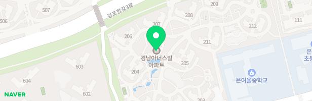 경남아너스빌아파트 놀이터(풀마루놀이터-202동 205동사이) 지도 이미지