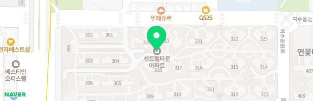 성남센트럴타운 307동 놀이터 지도 이미지