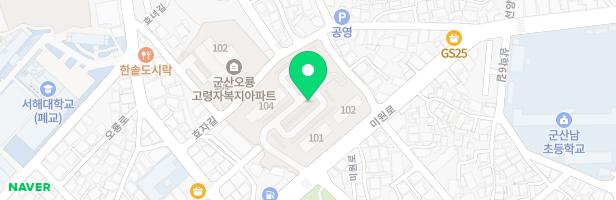 군산 삼학단지 102동 앞 놀이터 지도 이미지