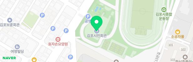 김포시민회관 앞 놀이터 지도 이미지