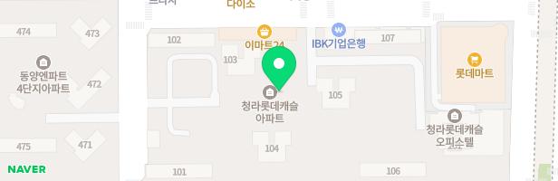 롯데캐슬아파트 자연숲 놀이터(정문 좌측) 지도 이미지