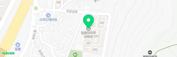 석산일동미라주아파트 어린이놀이터 지도 이미지