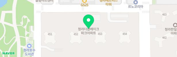 청라 포스코 레이크파크아파트 유아놀이터 지도 이미지