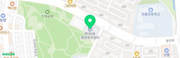 영조아름다운나날2차 206동 앞 지도 이미지