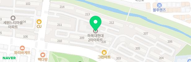 하복대현대2차아파트 어린이놀이터(관리소앞) 지도 이미지