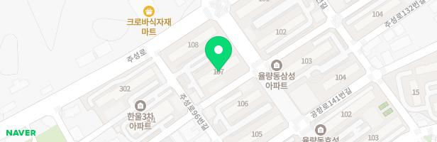 율량삼성아파트 106동 놀이터 지도 이미지