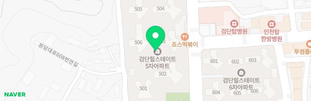 검단5차힐스테이트아파트 어린이놀이터 지도 이미지