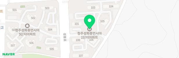 성화주공1단지 아파트 106동앞 지도 이미지