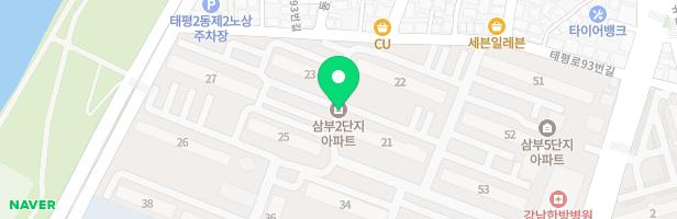 삼부2단지아파트 21동앞 어린이놀이시설 지도 이미지