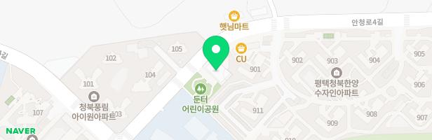 청북유치원 지도 이미지