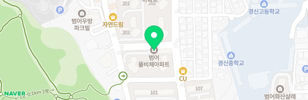 범어풀비체아파트 지도 이미지