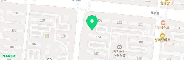쌍용아파트 어린이놀이터1 (104동앞) 지도 이미지
