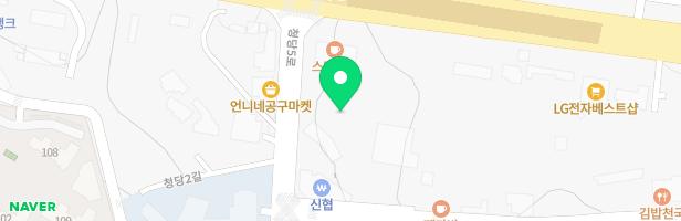 청당벽산블루밍아파트 어린이놀이터 116동앞 지도 이미지