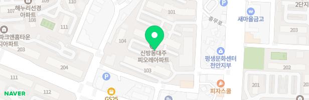 신방대주피오레 아파트 놀이터 지도 이미지