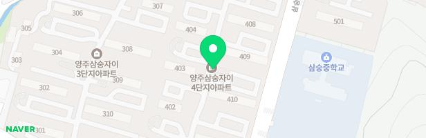 양주자이4단지아파트 411동앞놀이터 지도 이미지
