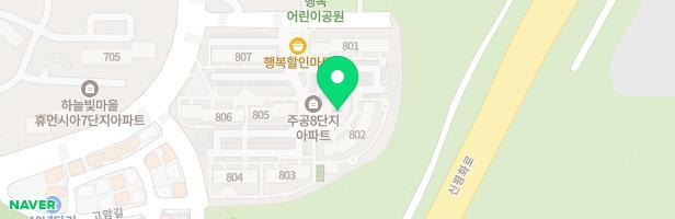 덕정아파트8단지어린이놀이터3(802동앞) 지도 이미지
