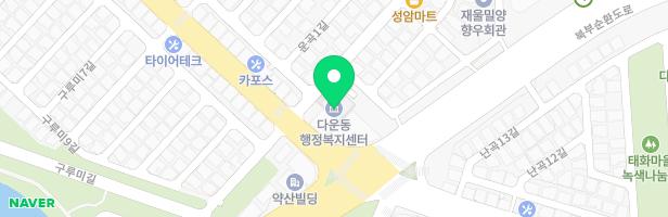 다운사원임대아파트 어린이놀이시설 지도 이미지