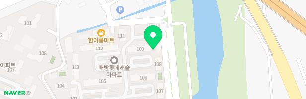 아산배방롯데캐슬아파트-110동앞 제3놀이터 지도 이미지