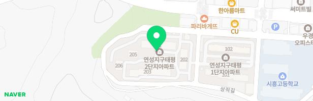 연꽃마을 태평아파트 어린이 놀이터(2단지)-206동 옆 지도 이미지