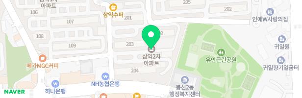봉선 삼익2차 아파트 어린이놀이시설 지도 이미지