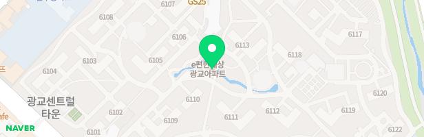 광교e편한세상 1차아파트 6104동 놀이터 지도 이미지