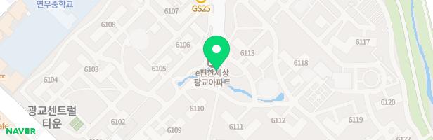 광교e편한세상 1차아파트 유아놀이터 지도 이미지