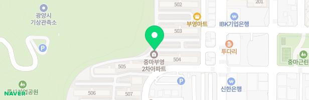 광양중마부영2차아파트 502동앞 어린이놀이터 지도 이미지
