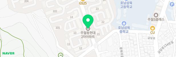 주월현대2차아파트12동어린이놀이시설 지도 이미지