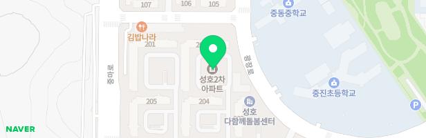 성호2-2차아파트 208동 놀이터 지도 이미지