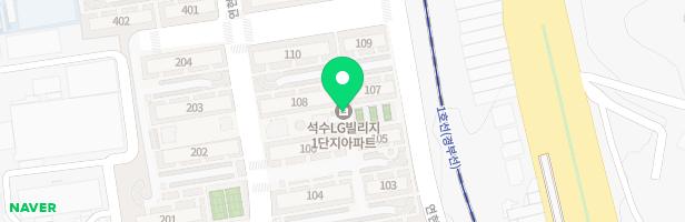 석수LG빌리지(407동) 지도 이미지