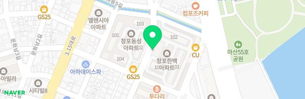 창포동성아파트 어린이놀이터 지도 이미지