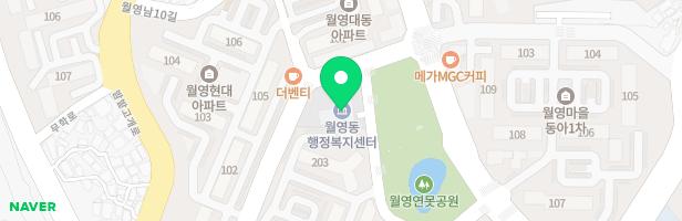 월영현대아파트 101동 놀이터(704-1) 지도 이미지